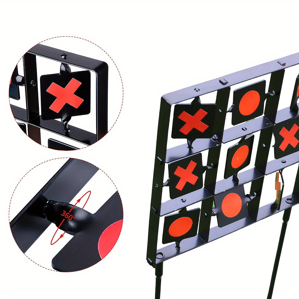 9-Square Grid Target Shooting Trainer - Enhance Marksmanship with Interactive Game, Accessories, and Realistic Training Experience