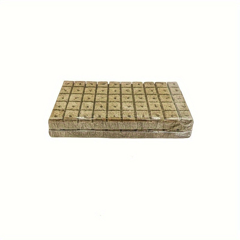 [100/200/300pcs Rockwool Starter Cubes] 100/200/300pcs Rockwool/ Stonewool Starter Cubes for Cuttings, Plant Propagation, and Seed Starting, Plant Germination Equipment