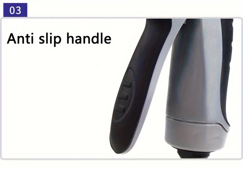 Universal 3/ 4 & 1/ 2 Inch Quick Connect Adapters Car Washing Water Gun - High-Pressure Multi-Purpose Garden Hose Nozzle with Foam Tank - Compact & Adjustable for Cars, Gardens, Pets & Outdoor Cleaning