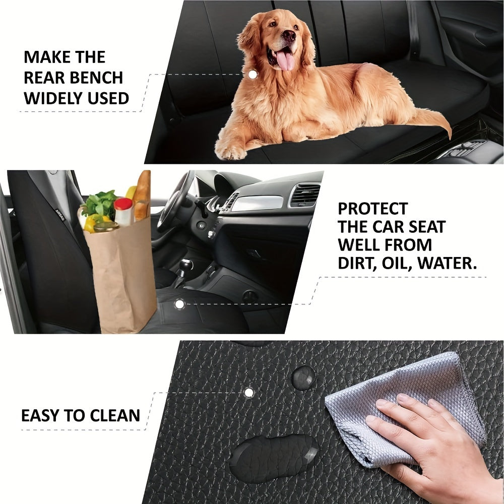 Universal Leather Car Seat Covers Front And Rear Seat Covers Suitable For 90% Of The Car Models