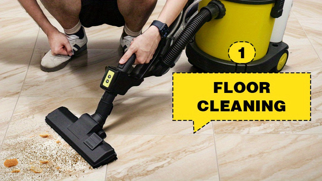 Ultimate 5.5 Peak HP 4-in-1 Portable Vacuum: 6 Gallon Wet/ Dry Shop Vac Carpet Cleaner for Home and Shop - Ideal for Carpets, Floors, Upholstery, Cars, and More!