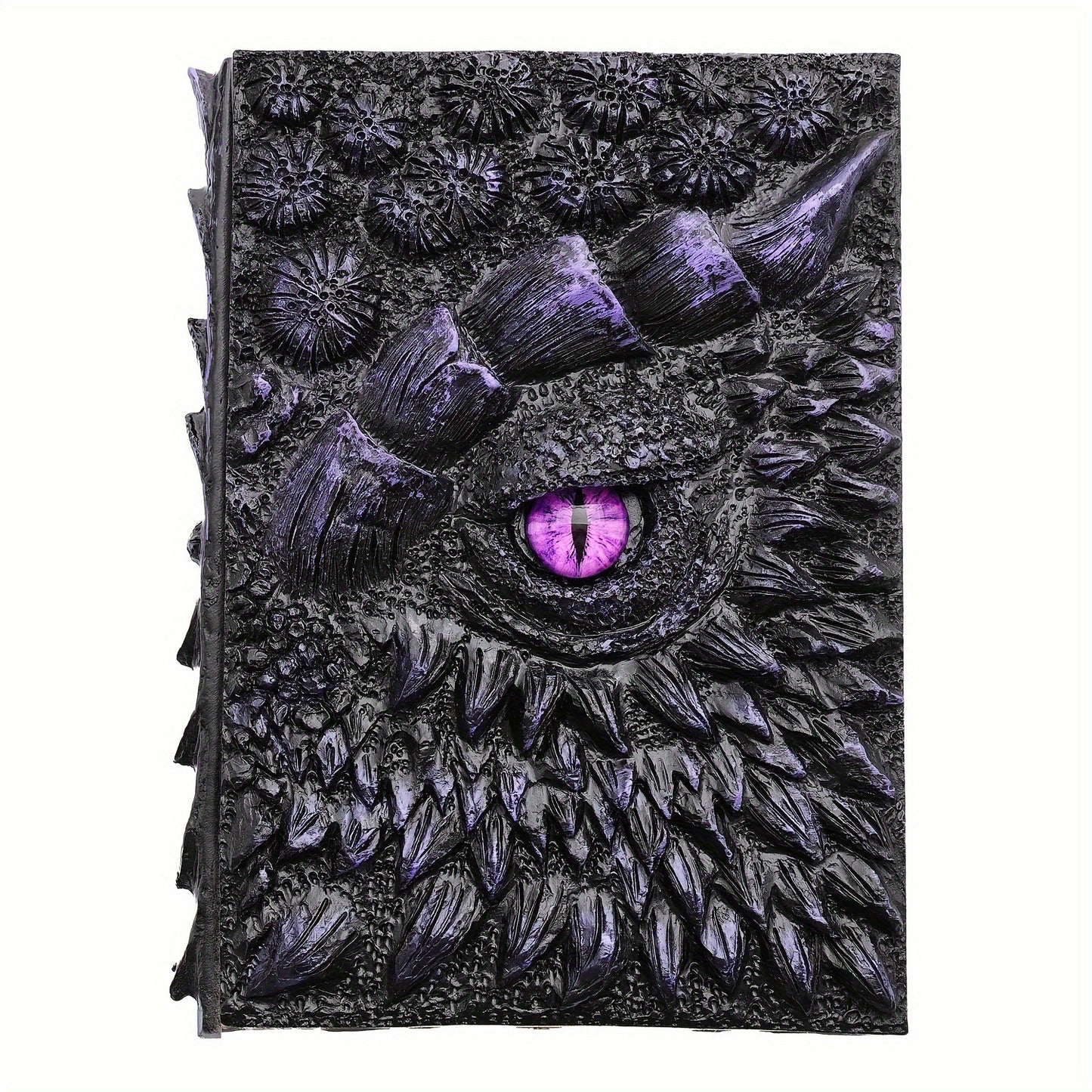 120sheets 240pages 1050g Resin Engraving 3D Dragon Eye Embossed Dragon Journal Writing Notebook for Man/Woman Handmade Travel Journal Dnd notebook for Dragon Lovers