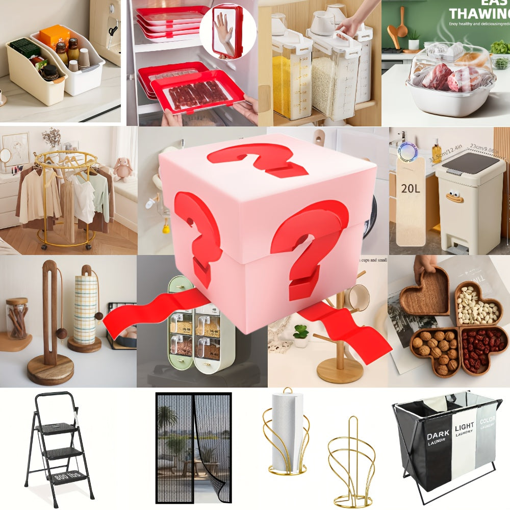 Mystery Box Surprise - Metal Kitchen Gadgets & Magic Accessories with Random Unique Items, No Electricity Needed, Food-Safe Packaging for Thrill-Seeking Shoppers, Novelty Items | Bold Packaging | Entertaining Concept, Cool Ki