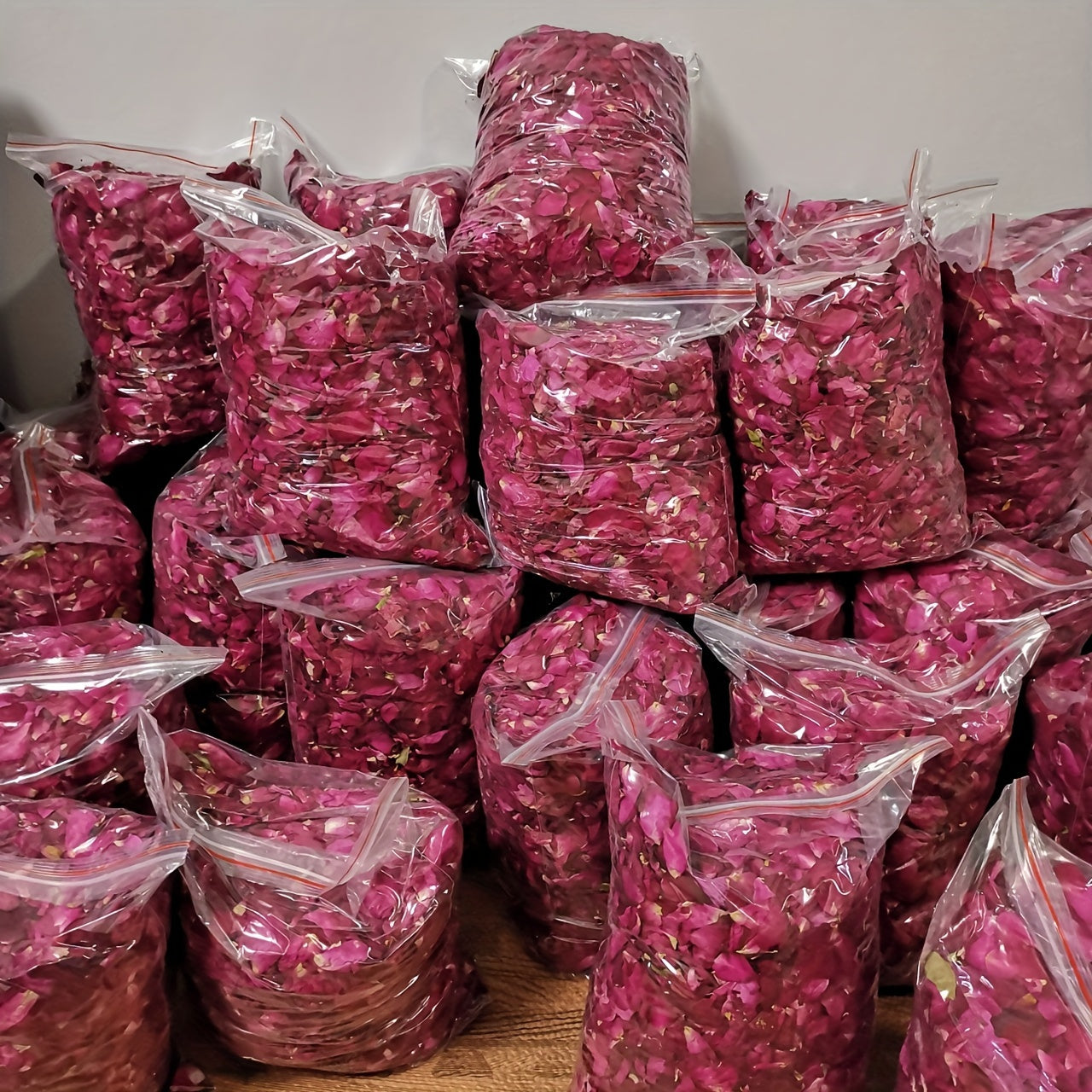 Real Dried Rose Petals Pack - 20g/50g/100g/250g | Perfect for Spa, Baths, Weddings, Confetti & DIY Crafts | No Electricity Needed | Feather-Free Home Decor