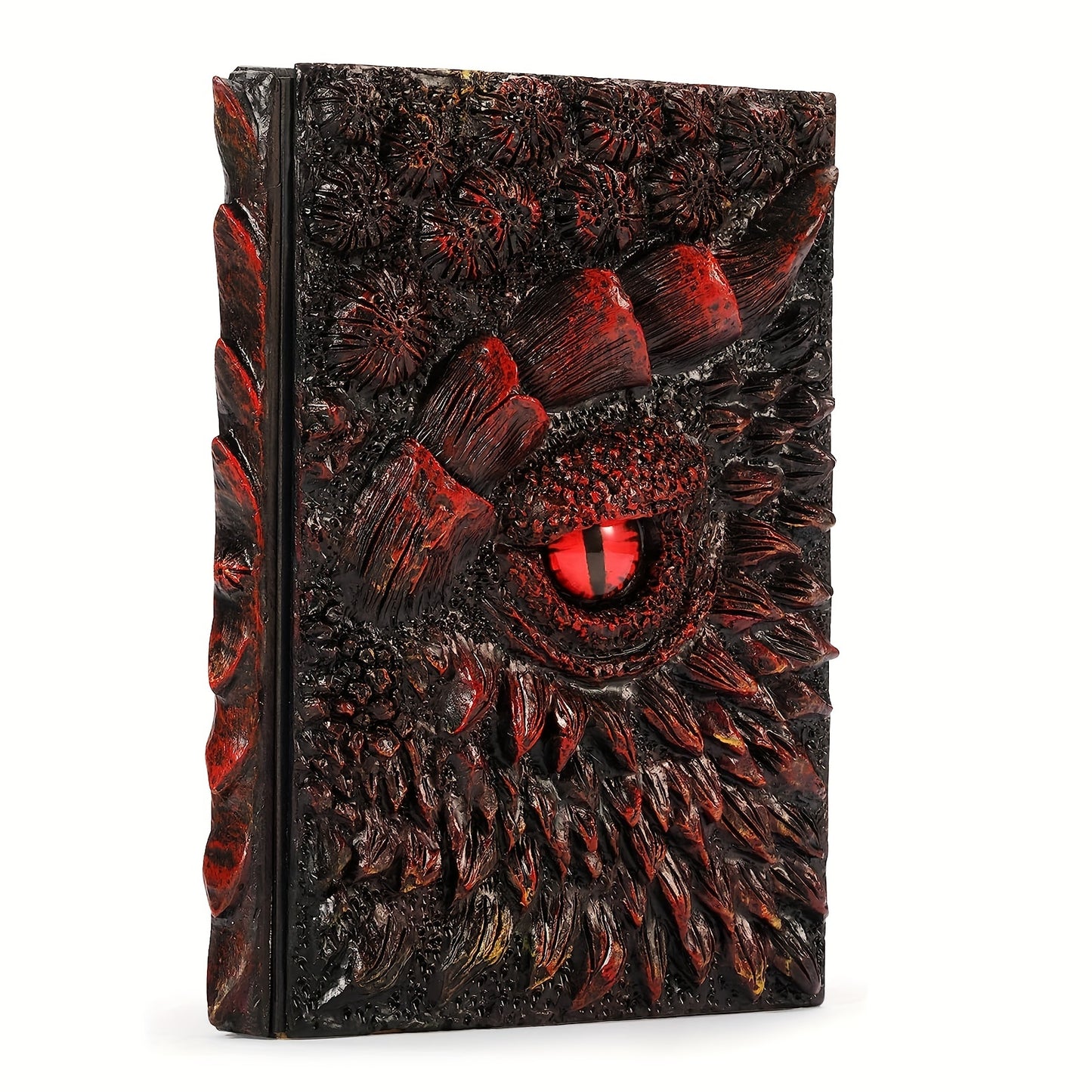 120sheets 240pages 1050g Resin Engraving 3D Dragon Eye Embossed Dragon Journal Writing Notebook for Man/Woman Handmade Travel Journal Dnd notebook for Dragon Lovers