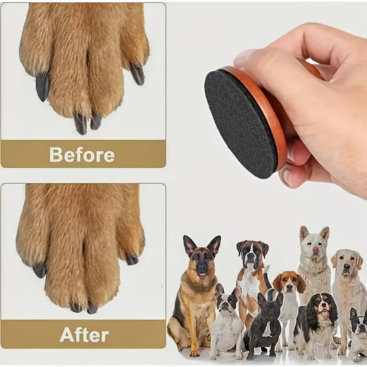 Stress-Free Dog Nail File - Durable PP Material, Scratch Square Design for Small Pets