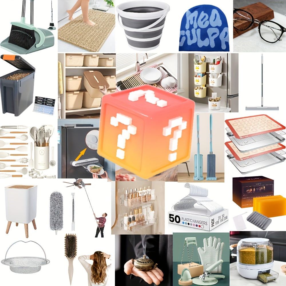 Mystery Box Surprise - Metal Kitchen Gadgets & Magic Accessories with Random Unique Items, No Electricity Needed, Food-Safe Packaging for Thrill-Seeking Shoppers, Novelty Items | Bold Packaging | Entertaining Concept, Cool Ki